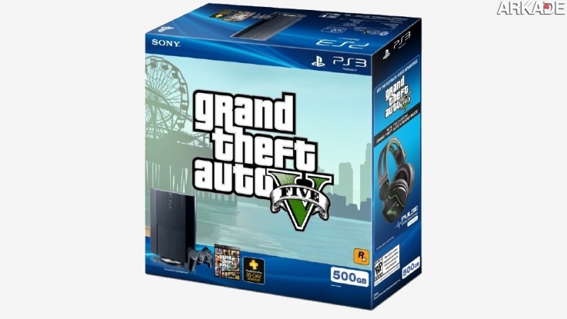 GTA V ganha novas imagens e bundle exclusivo de Playstation 3 com headphone customizado