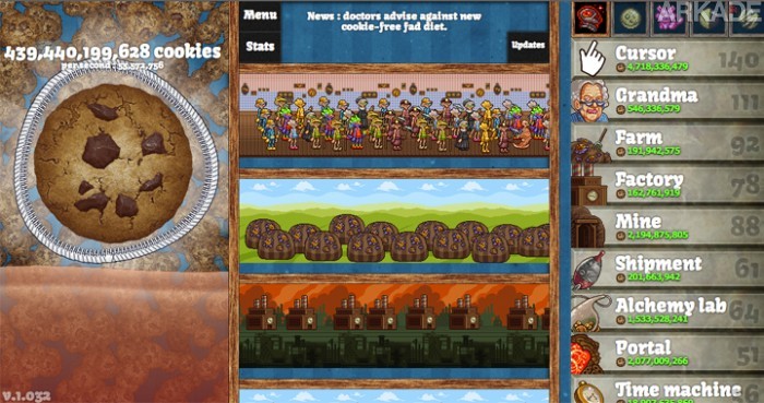 Cookie Clicker, um dos mais viciantes games da internet, será lançado na  Steam - Arkade