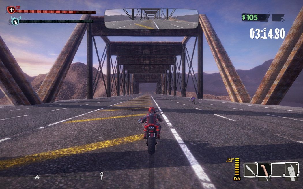 Road Rash é um violento jogo de corrida de motos que merecia um