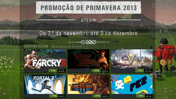 Steam ultrapassa 7 milhões de usuários simultâneos