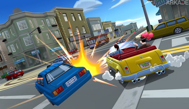 Lembra de Crazy Taxi? Vem aí um novo game da franquia para tablets e smartphones!