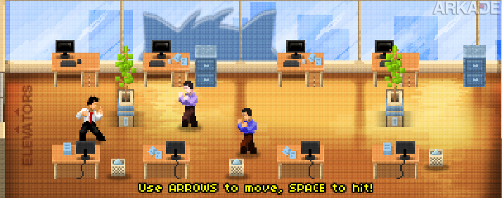 Tenha seu próprio dia de fúria no trabalho em Super Strike of Rage