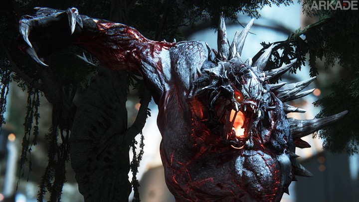 Quatro caçadores e um monstro alienígena lutam até a morte nos novos vídeos de Evolve