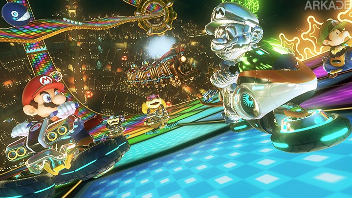 Mario Kart 8: Remakes de pistas clássicas, personagens icônicos e novos itens no novo trailer do game