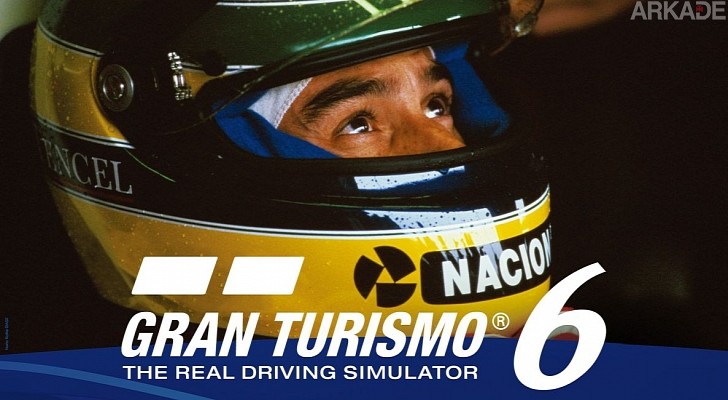 Ayrton Senna vai acelerar em Gran Turismo 6 a partir do dia 27 de maio