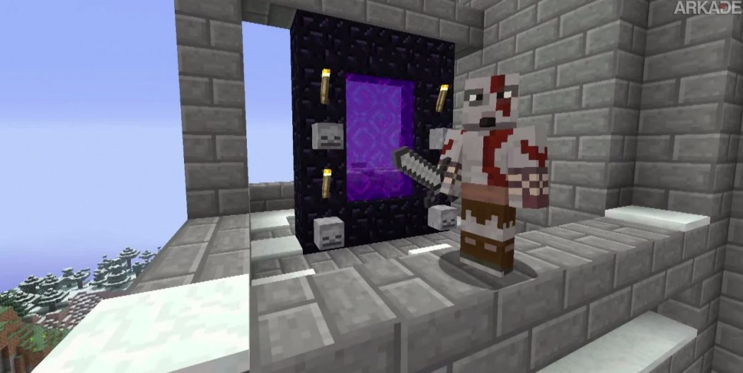 Minecraft: trailer da versão PS4 do game tem Kratos, Ellie e um viajante de Journey