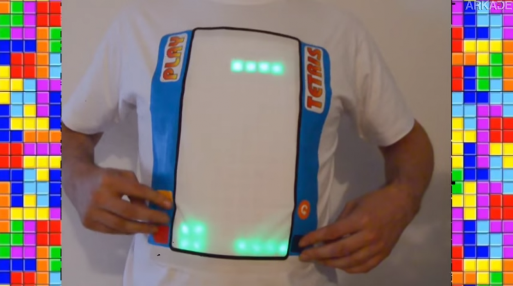 "Lançaram" Tetris para a última plataforma que faltava: uma camiseta