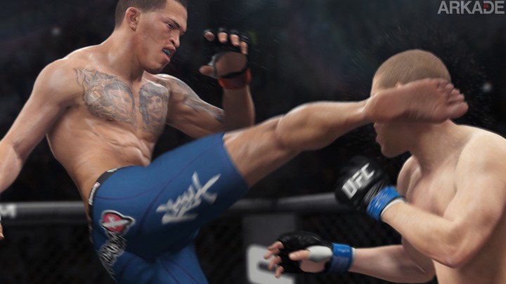 Só faltou ter mordida neste vídeo hilário de bugs do EA Sports UFC