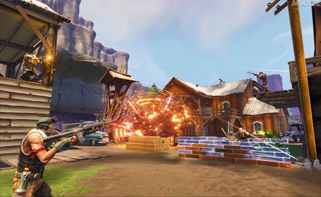 Jogo gratuito criado no Unreal Engine 4, Fortnite ganha um novo vídeo de gameplay