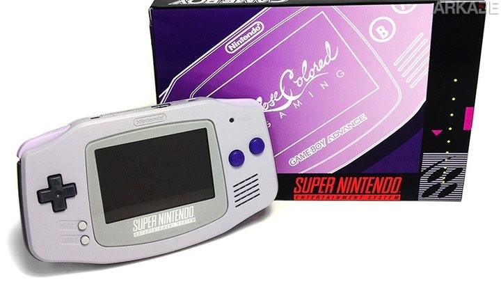 Game Boy Advance vai ganhar versões temáticas inspiradas no SNES e Super-Famicon