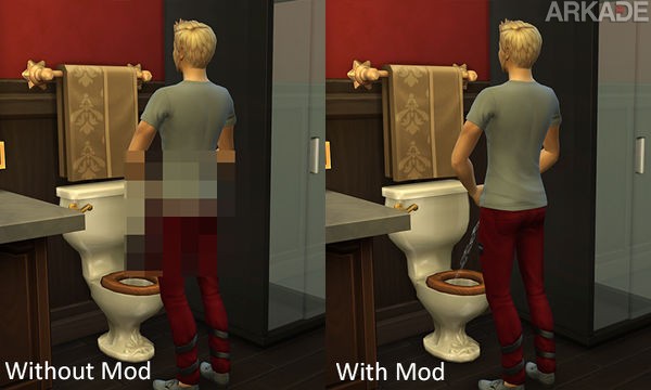 Mod de The Sims 4 retira a censura e deixa todos (quase) pelados pelados, nus com a mão no bolso!
