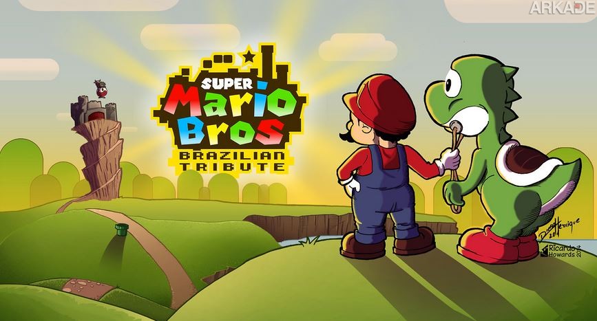 Artistas brasileiros homenageiam o clássico Super Mario Bros. com ilustrações incríveis