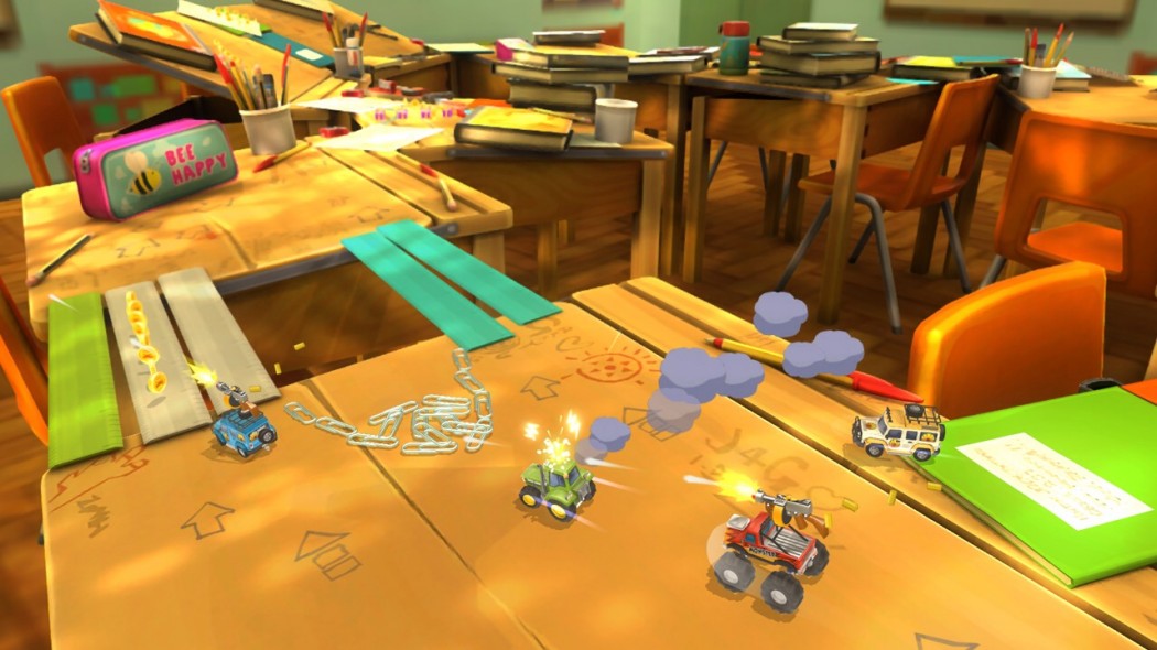 Curte Micro Machines? Então você precisa conhecer ToyBox Turbos, o “sucessor espirutual” do clássico!