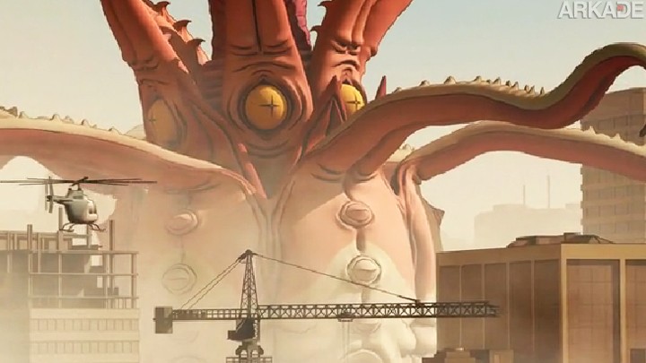 Seres lovecraftianos? Robôs Gigantes? Colheita humana? Este jogo promete.