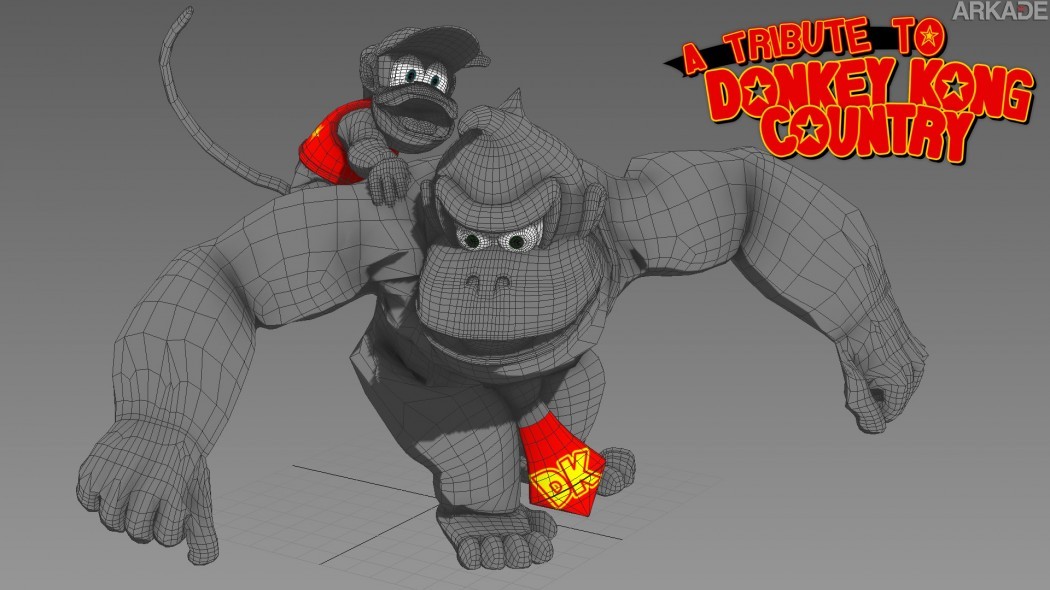 Que tal um belo remake de Donkey Kong Country em HD para baixar de graça?