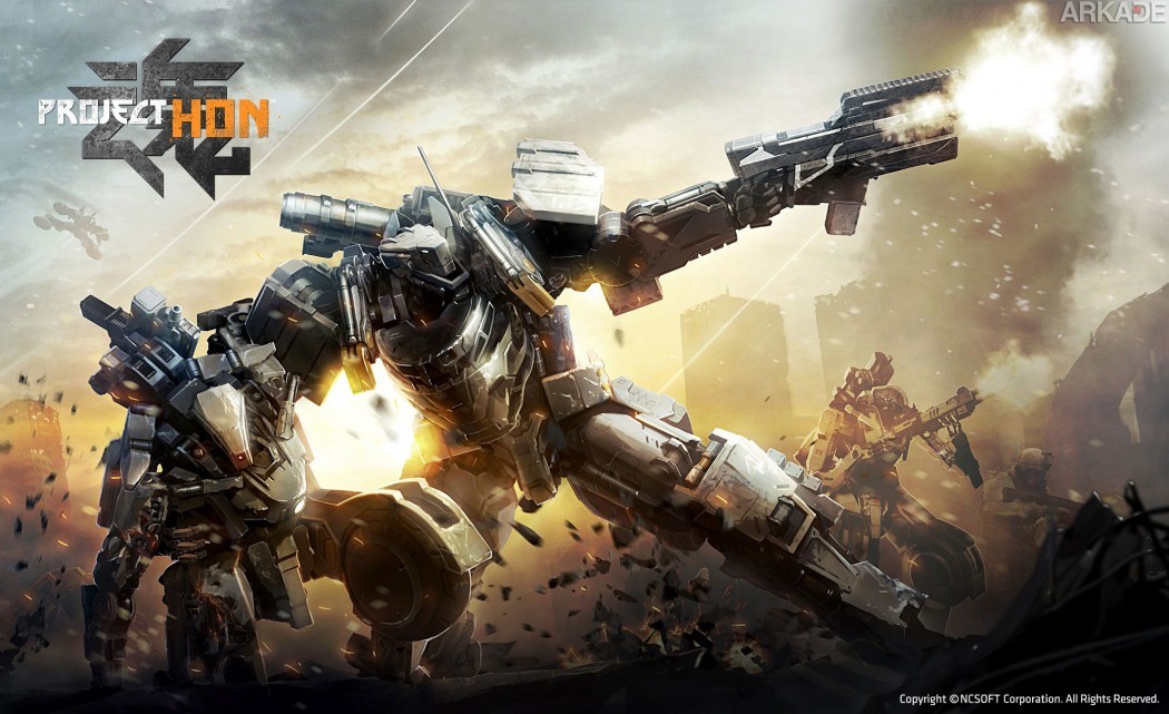 Project HON: ainda não entendemos direito qual é a desse jogo, mas ele tem tiroteios entre mechs gigantes!