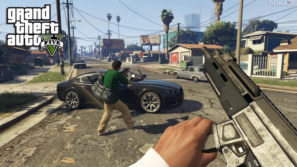 GTA V poderá ser jogado em primeira pessoa, confira o trailer!