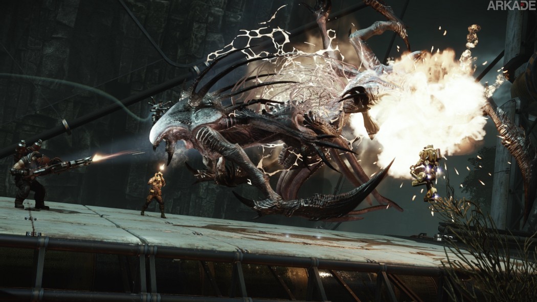 Evolve apresenta mais um monstrengo jogável em novo trailer