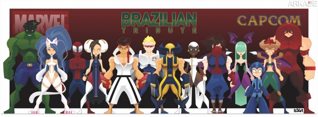 Pare o que estiver fazendo para conferir este tributo de artistas brasileiros à série Marvel Vs. Capcom