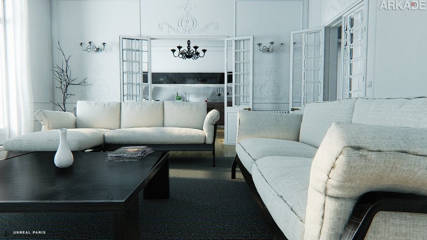 "Showroom da construção": A "construtora" Unreal Engine 4 lhe apresenta um incrível decorado em Paris