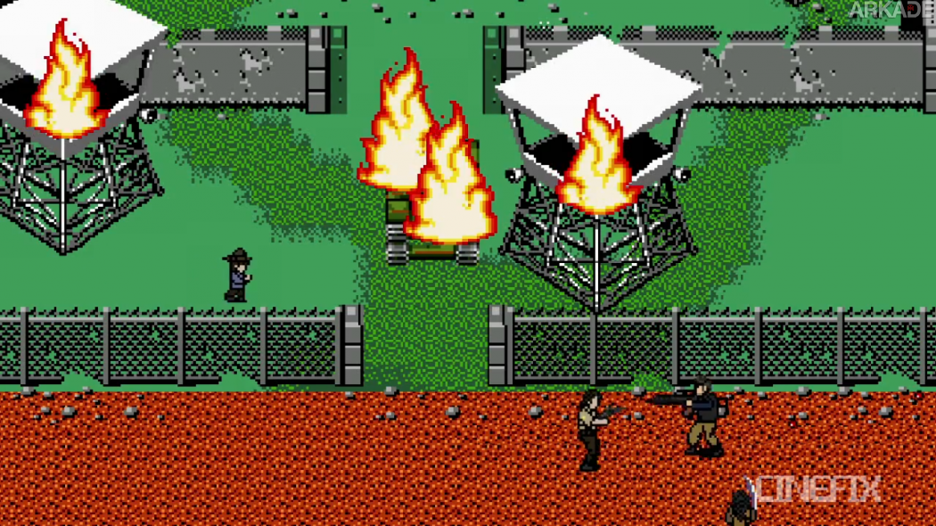 8 Bit-Cinema: série The Walking Dead ganha mais uma versão retrô-gamificada muito bacana