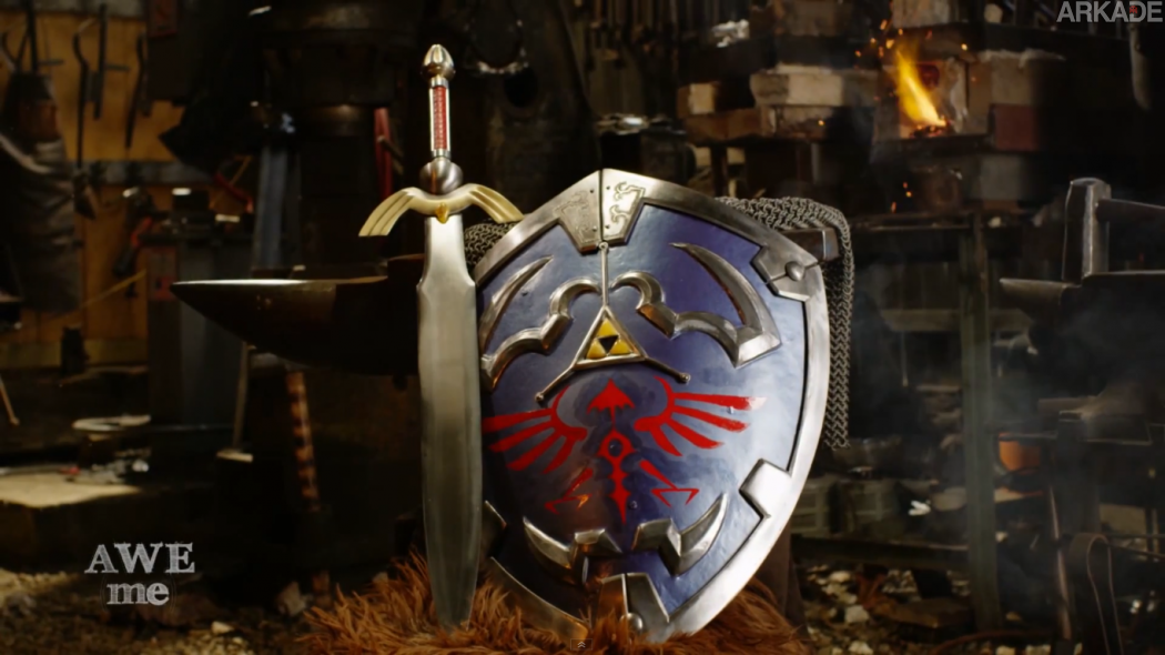Ferreiros recriam o Hylian Shield de The Legend of Zelda na vida real