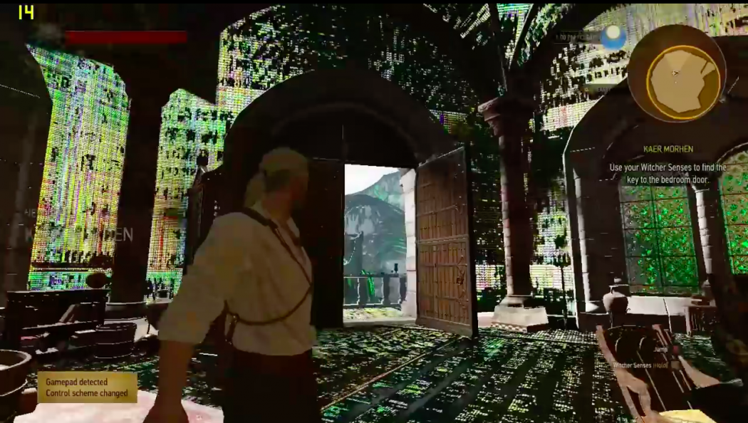 Com configurações abaixo do mínimo, veja The Witcher 3 "para PS2".