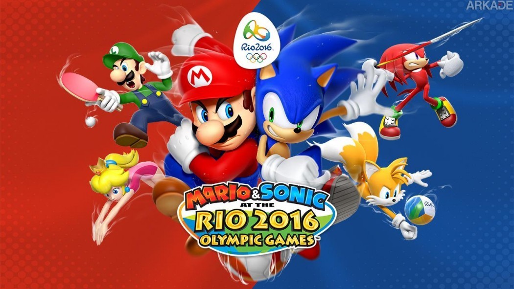 Mario e Sonic vão ganhar game nas olimpíadas do Rio De Janeiro