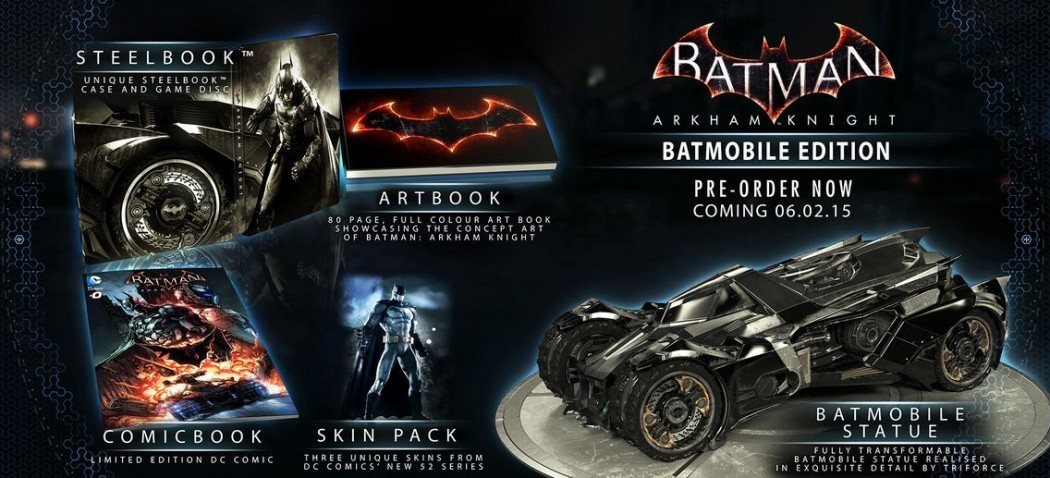 Às vésperas do lançamento, Warner cancela Edição de Colecionador de Batman: Arkham Knight