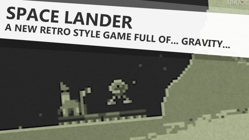Aterrise sua nave 8 bits no retrô Space Lander