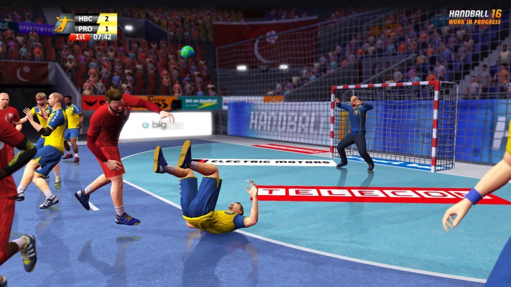 Handball 16: depois de futebol, basquete, hóquei, golf e etc., vem aí um simulador de handebol