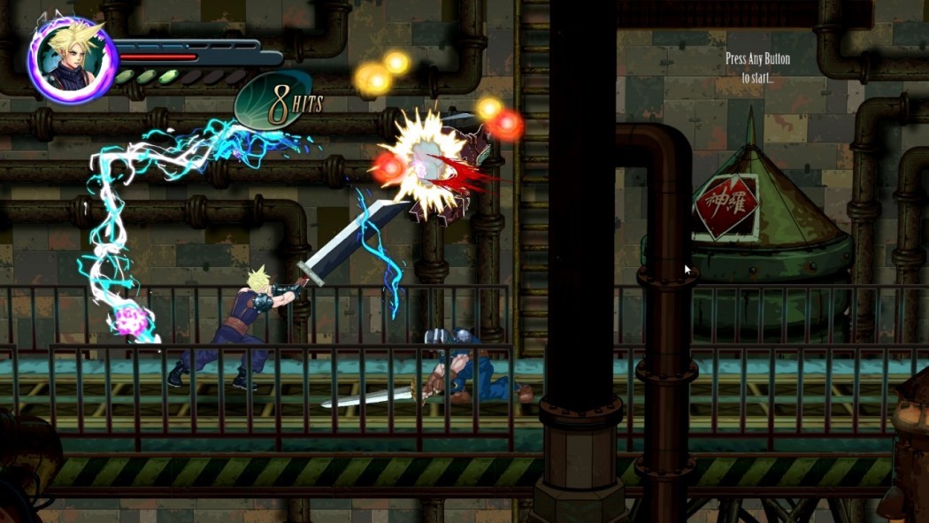 Fãs recriam Final Fantasy 7 reimaginado como um beat 'em up 2D!