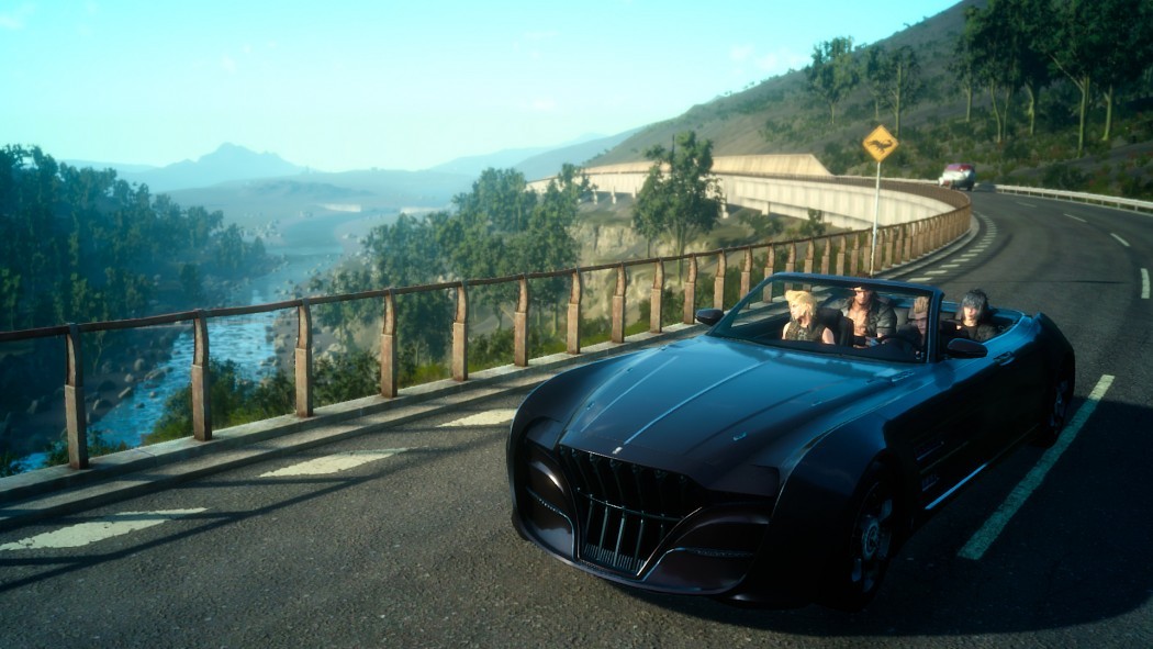 É hora de entrar no carro e dar um "rolezinho" pelo belo mundo de Final Fantasy XV