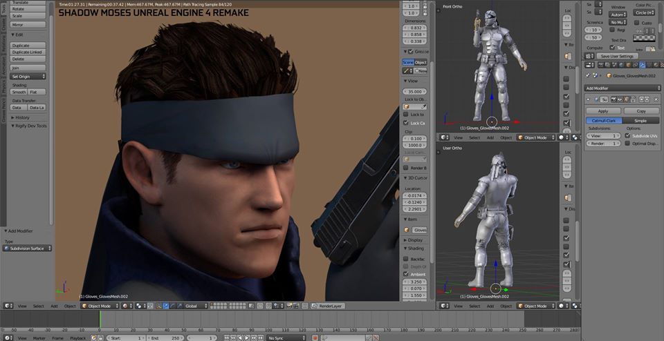 Confira muitas imagens (e baixe a demo) do remake não-oficial de Metal Gear Solid