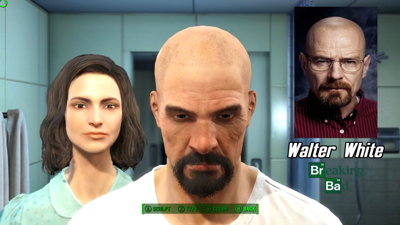 Os jogadores de Fallout 4 estão usando muito bem o criador de personagens do game