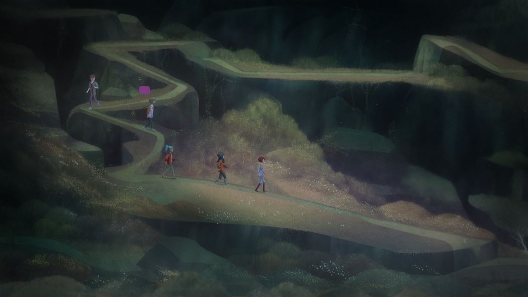Oxenfree é o encontro dos adventures clássicos e modernos, com visual 2D e enredo forte.
