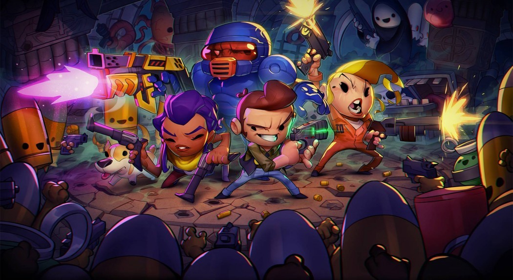 Enter the Gungeon é um dungeon crawler sem magos e guerreiros, mas com mercenários e pistolas
