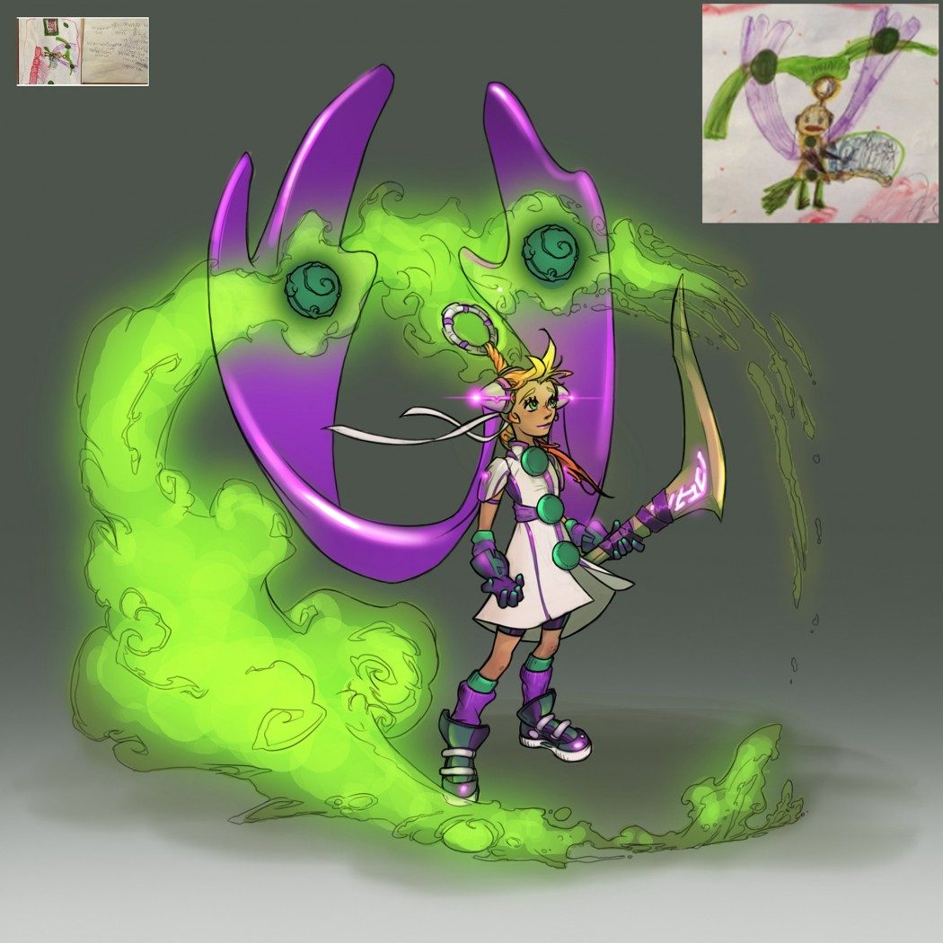 Artistas da Blizzard recriam "nova personagem" de Overwatch desenhada por uma fã mirim