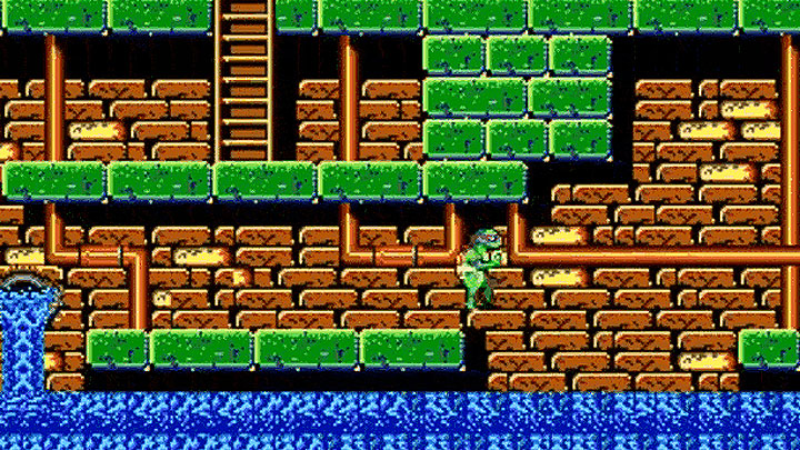 Era impossível zerar este jogo das Tartarugas Ninja sem trapacear