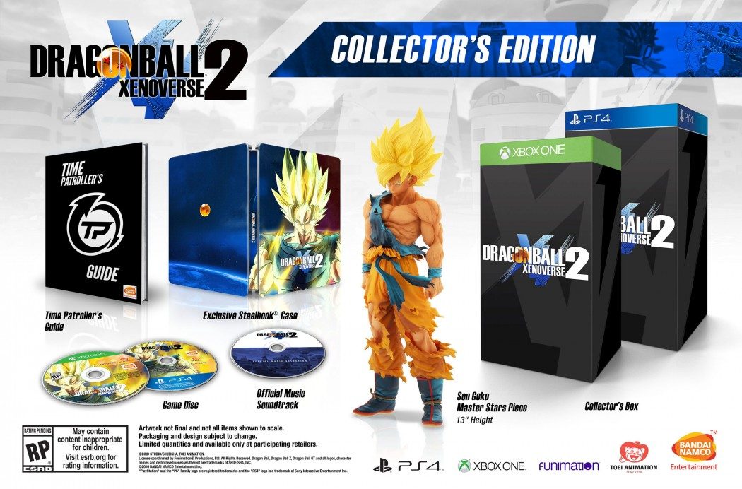 Os fãs de Dragon Ball vão pirar nessa Edição de Colecionador de Xenoverse 2!