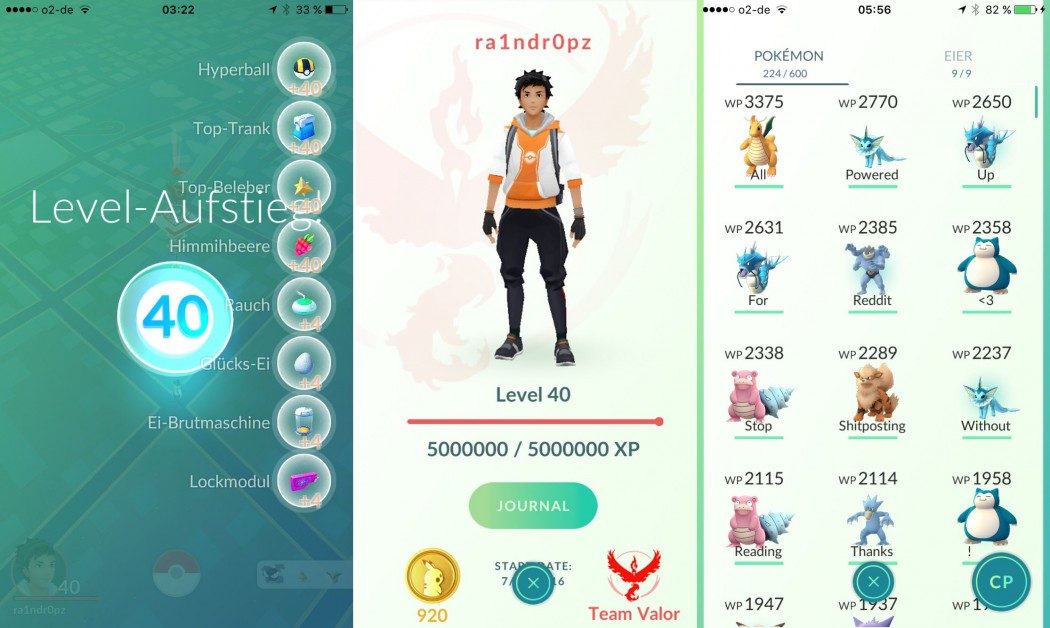 Jogador chega ao nível máximo de Pokémon GO e... não aconteceu muita coisa, não