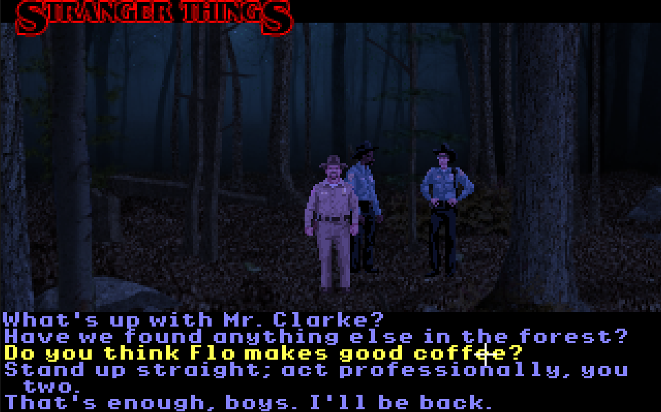 Jogue agora uma pequena demo de um adventure Point & Click de Stranger Things!