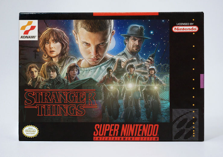 Venha ver capas de filmes e séries atuais inspiradas no Super Nintendo
