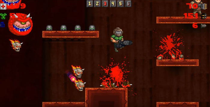 MiniDOOM: conheça o game indie que transforma DOOM em um sangrento jogo de plataforma retrô