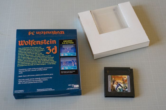E aqui está Wolfenstein 3D para o Game Boy Color