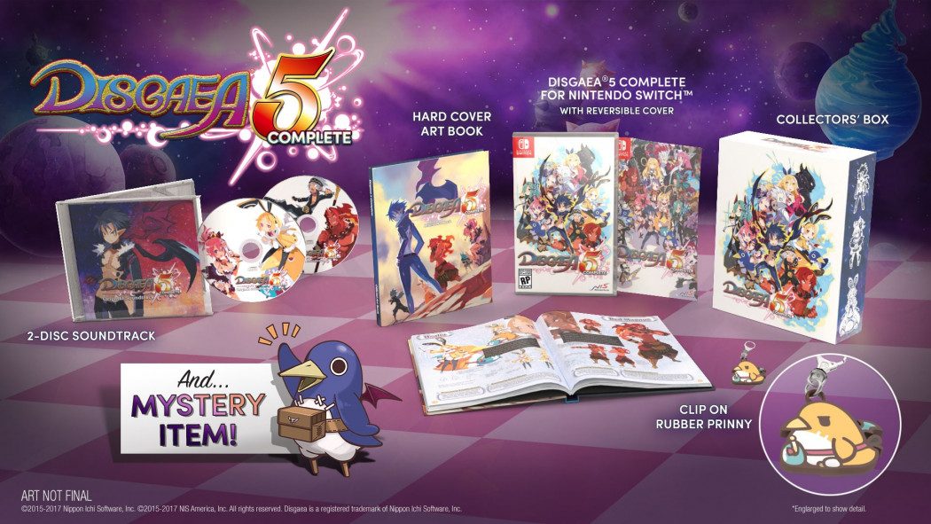 Divertido RPG estratégico Disgaea 5 anunciado para o Nintendo Switch