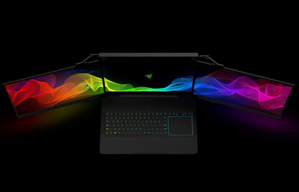 Novo notebook insano da Razer possui três telas para seus jogos favoritos
