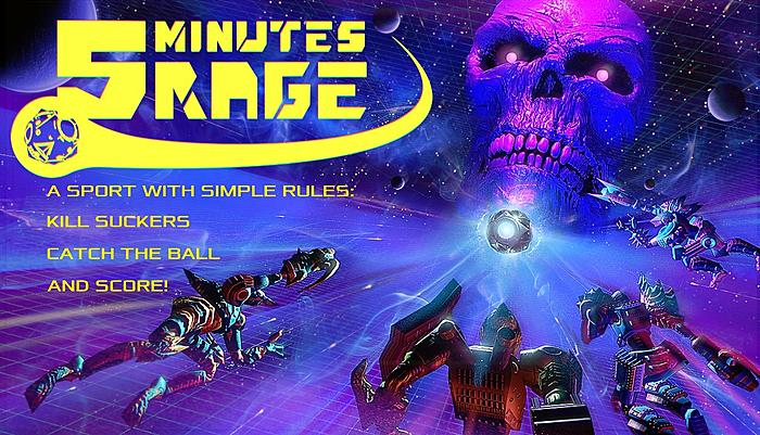 Preview Arkade: Futebol 2D, robôs e metralhadoras no frenético e repetitivo 5 Minutes Rage