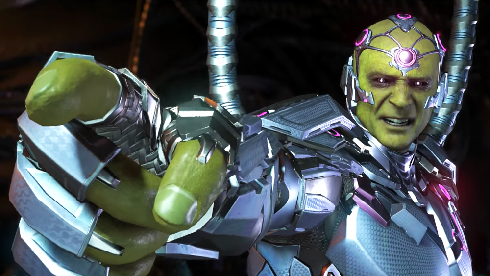 Brainiac é a grande ameaça de Injustice 2 em Alianças Despedaçadas - Parte 5