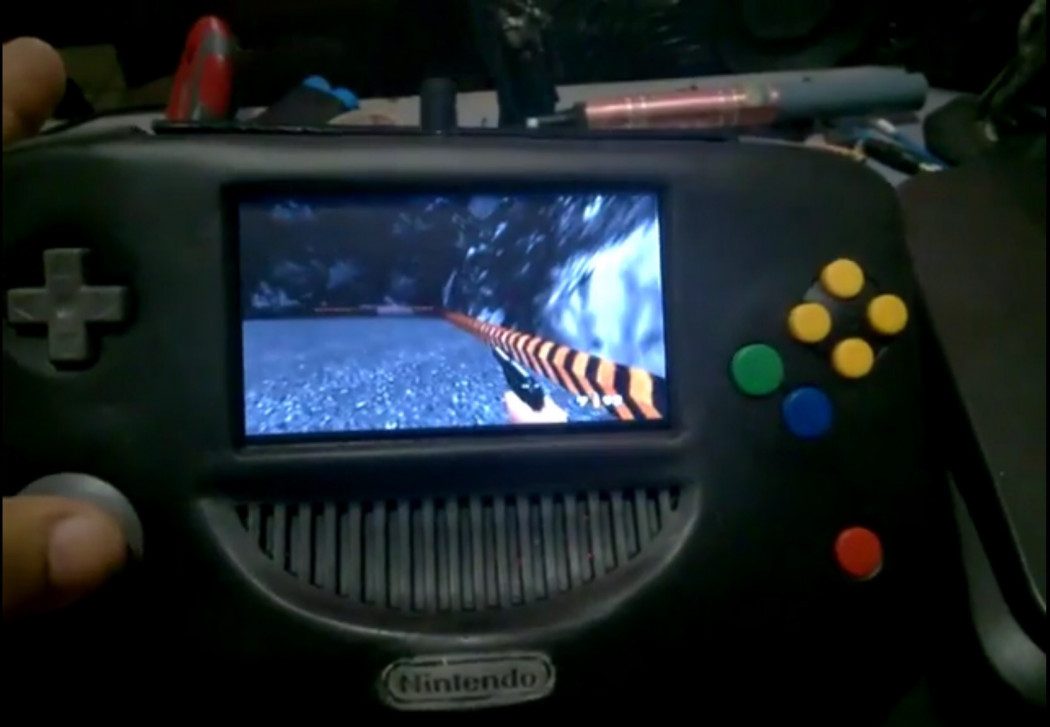 Conheça o primeiro Nintendo 64 portátil feito da própria carcaça do console.